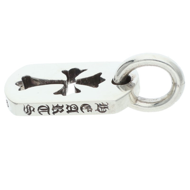Chrome Hearts Tiny Cutout Cross Dog Tag Silver Size ONE SIZE
