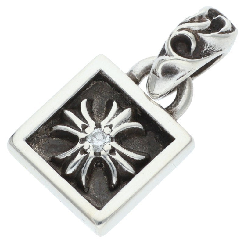 Chrome Hearts Framed CH Plus 1 Diamond Charm Size ONE SIZE