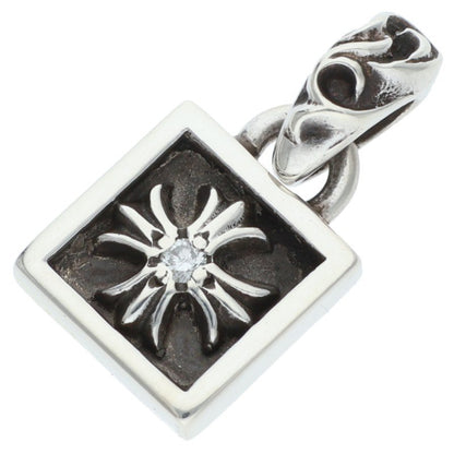 Chrome Hearts Framed CH Plus 1 Diamond Charm Size ONE SIZE