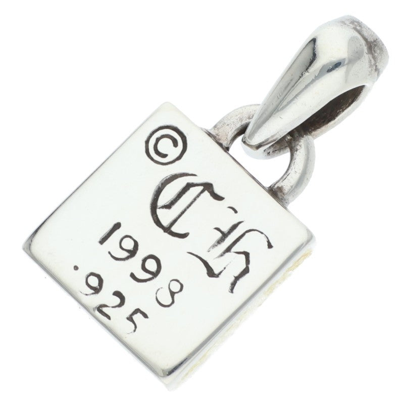 Chrome Hearts Framed CH Plus 1 Diamond Charm