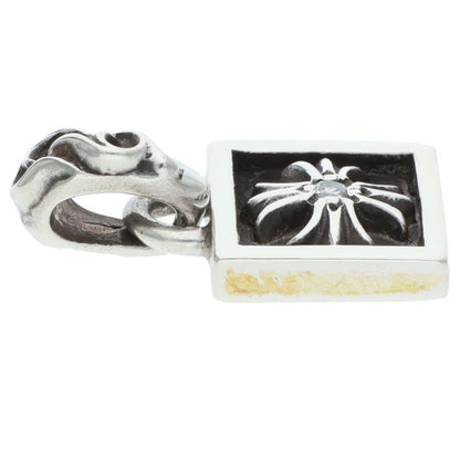 Chrome Hearts Framed CH Plus 1 Diamond Charm