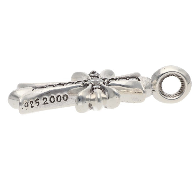 Chrome Hearts Tiny Fat Cross Pave Diamond 925 Size ONE SIZE