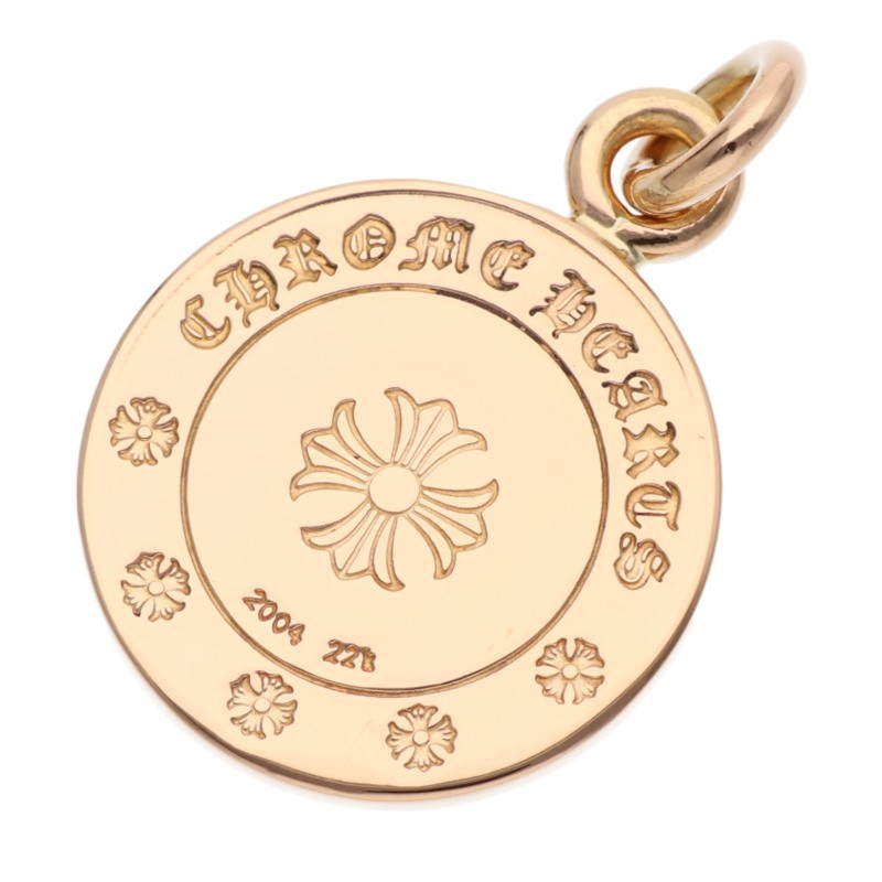 Chrome Hearts 22K Angel Medal Pave Diamond