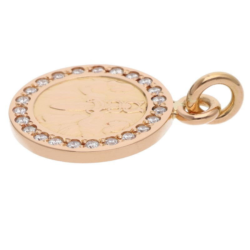 Chrome Hearts 22K Angel Medal Pave Diamond