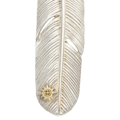 REDMAN K18 Feather Silver Necklace Pendant Size ONE SIZE