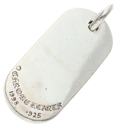 Chrome Hearts Raised Star Dog Tag Silver 925 Size ONE SIZE