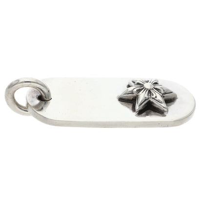 Chrome Hearts Raised Star Dog Tag Silver 925 Size ONE SIZE