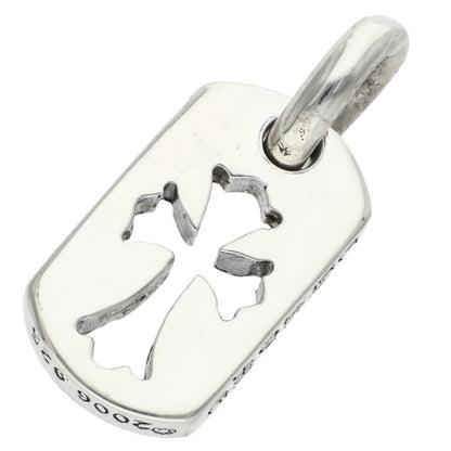 Chrome Hearts Tiny Cutout Cross Dog Tag 925 Size ONE SIZE