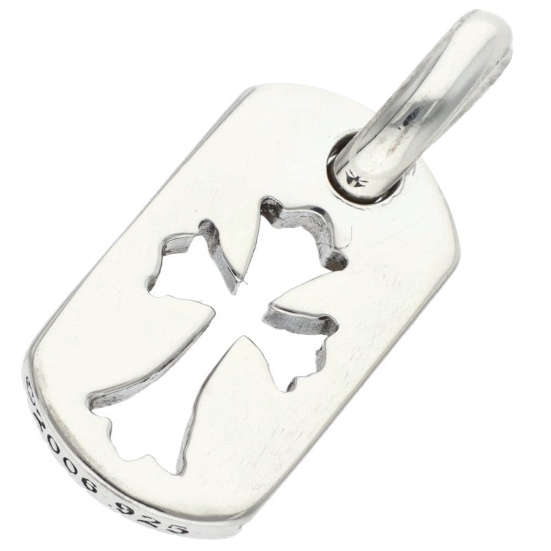 Chrome Hearts Tiny Cutout Cross Dog Tag 925 Size ONE SIZE