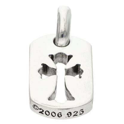 Chrome Hearts Tiny Cutout Cross Dog Tag 925 Size ONE SIZE