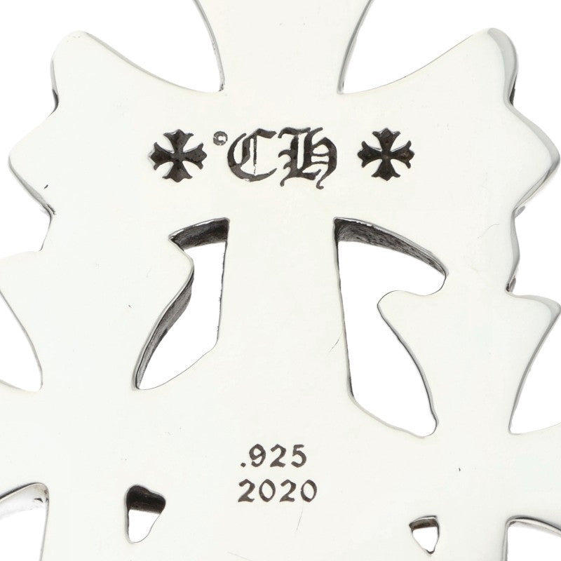 Chrome Hearts Triple CH Cross Small Silver 925 Size ONE SIZE