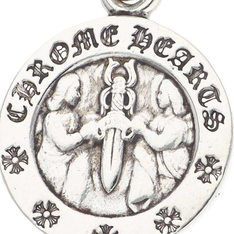 Chrome Hearts Angel Medal Charm V2 Silver 925 Size ONE SIZE