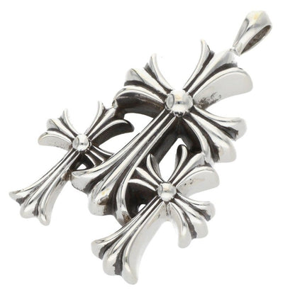 Chrome Hearts 3 CH CRS SML Triple Cross Silver Size ONE SIZE