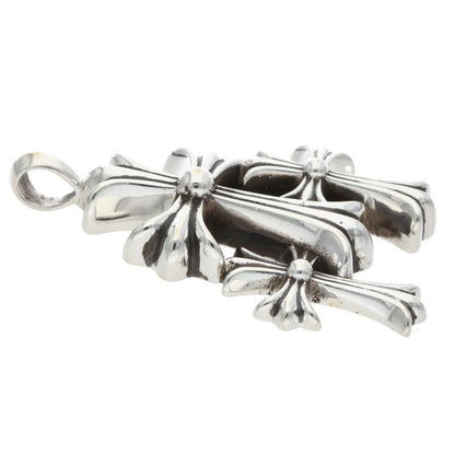 Chrome Hearts 3 CH CRS SML Triple Cross Silver Size ONE SIZE