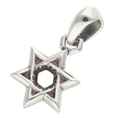 Chrome Hearts Star of David Charm .925 Silver Size ONE SIZE