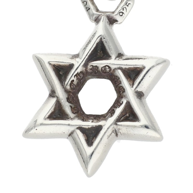 Chrome Hearts Star of David Charm .925 Silver Size ONE SIZE