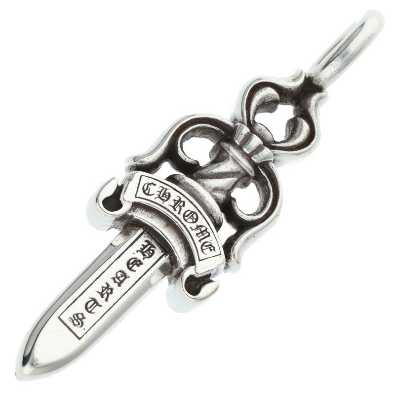 Chrome Hearts Double Dagger Pendant 925 Silver Size ONE SIZE