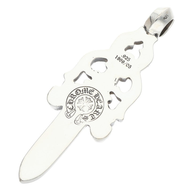 Chrome Hearts Large Dagger Pendant 925 Silver Size ONE SIZE