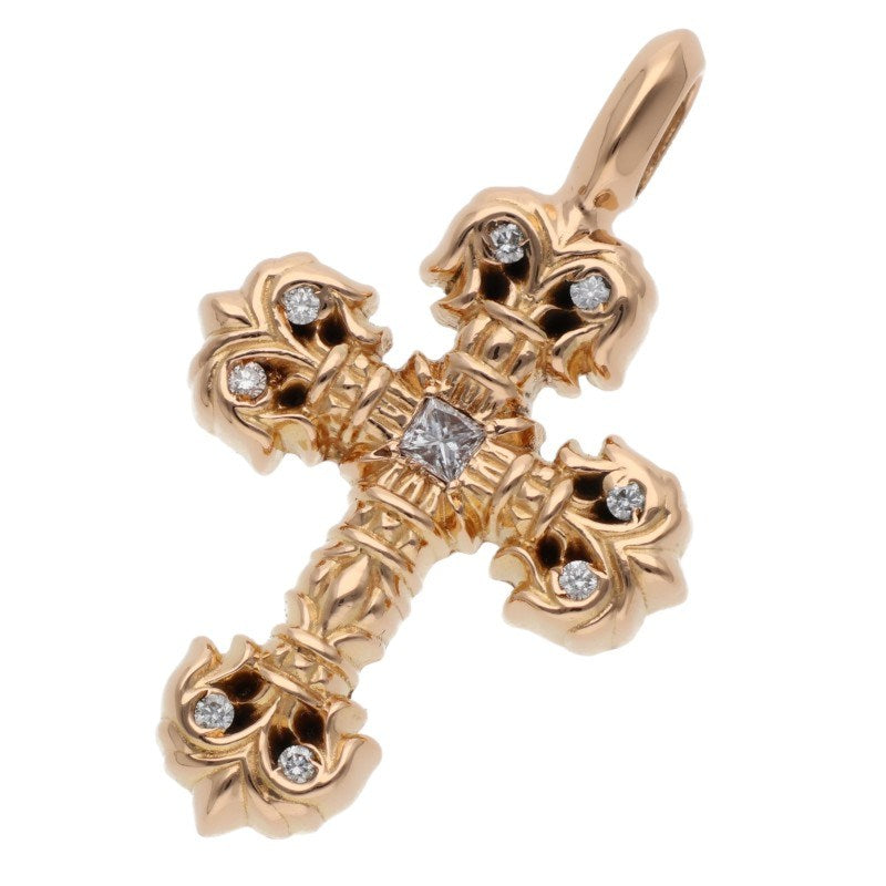 Chrome Hearts 22K Tiny Filigree Pave Diamond Size ONE Multi