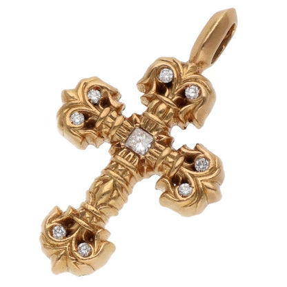 Chrome Hearts 22K Tiny Filigree Pave Diamond