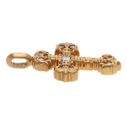Chrome Hearts 22K Tiny Filigree Pave Diamond