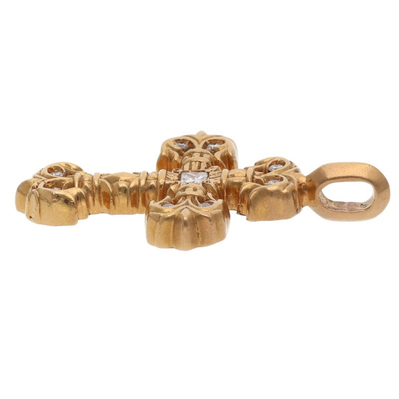 Chrome Hearts 22K Tiny Filigree Pave Diamond