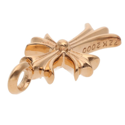 Chrome Hearts 22K Tiny Fat Cross Pave Ruby YG Size ONE SIZE