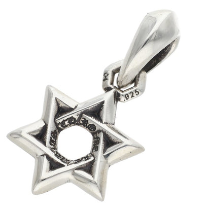 Chrome Hearts Star of David Charm Silver Size ONE SIZE