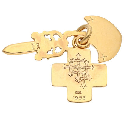 Chrome Hearts 22K 3 Trinkets Pendant Size ONE SIZE