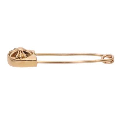 Chrome Hearts 22K Small Safety Pin Gold Charm Size ONE SIZE
