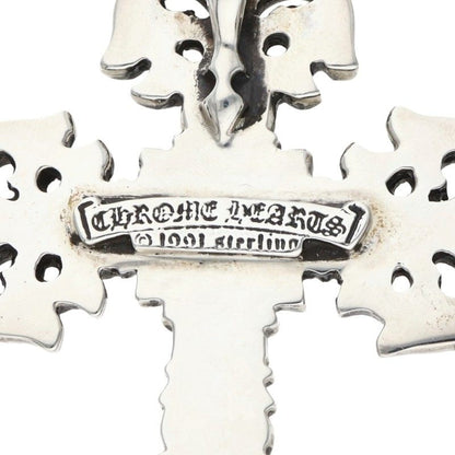 Chrome Hearts FILIG CROSS-SM W BALE Silver Size ONE SIZE