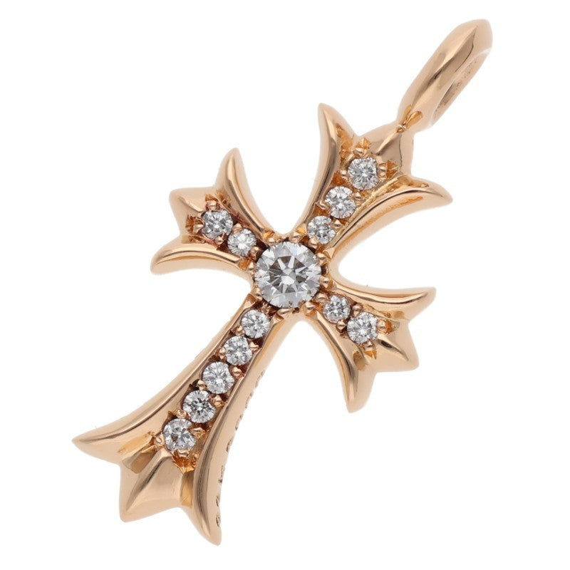 Chrome Hearts 22K Tiny Fat Cross Pave Diamond Size ONE SIZE