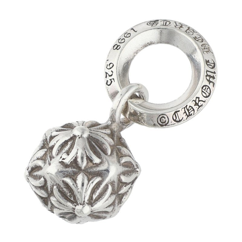 Chrome Hearts Pyramid Plus Ball Pendant Silver