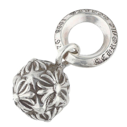 Chrome Hearts Pyramid Plus Ball Pendant Silver