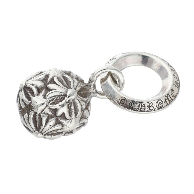 Chrome Hearts Pyramid Plus Ball Pendant Silver