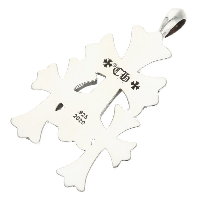 Chrome Hearts 3 CH Cross Small 925 Silver Size ONE SIZE