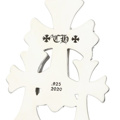 Chrome Hearts 3 CH Cross Small 925 Silver Size ONE SIZE
