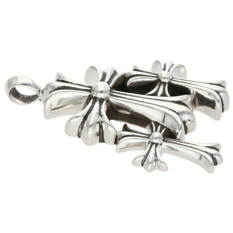 Chrome Hearts 3 CH Cross Small 925 Silver Size ONE SIZE