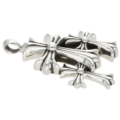 Chrome Hearts 3 CH Cross Small 925 Silver Size ONE SIZE