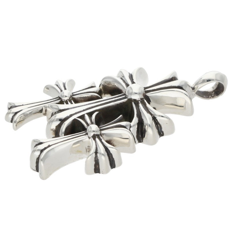 Chrome Hearts 3 CH Cross Small 925 Silver Size ONE SIZE