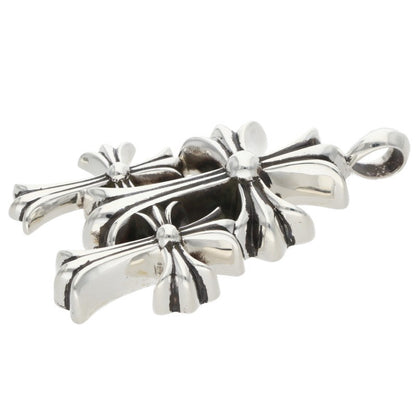 Chrome Hearts 3 CH Cross Small 925 Silver Size ONE SIZE