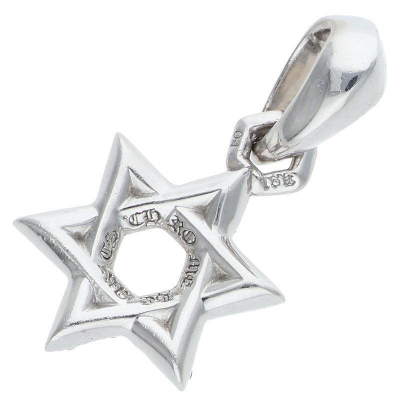 Chrome Hearts 18K Star of David Pave D Charm