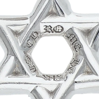 Chrome Hearts 18K Star of David Pave D Charm