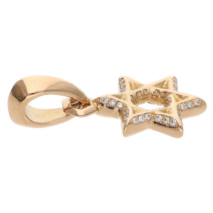 Chrome Hearts 22K Star of David Pave D Charm Size ONE SIZE