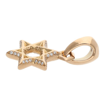 Chrome Hearts 22K Star of David Pave D Charm Size ONE SIZE