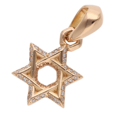 Chrome Hearts 22K Star of David Pave Diamond