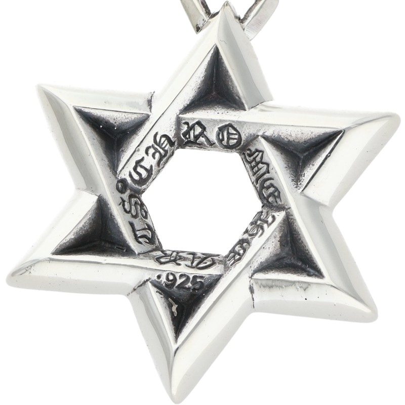 Chrome Hearts Large Star of David 925 Silver Size ONE SIZE