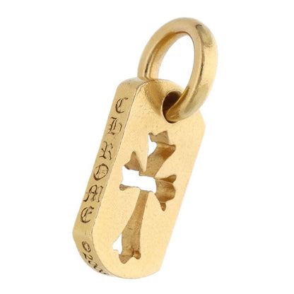 Chrome Hearts 22K Tiny Cutout Cross Dog Tag Size ONE SIZE
