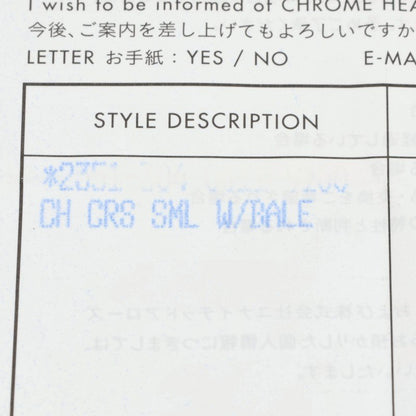 Chrome Hearts Small CH Cross w/ Bale 925 Size ONE SIZE
