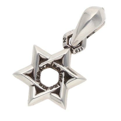 Chrome Hearts Star of David Charm Silver 925 Size ONE SIZE